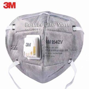 3M 9542V KN95   Respirator Face Mask, 5PCS